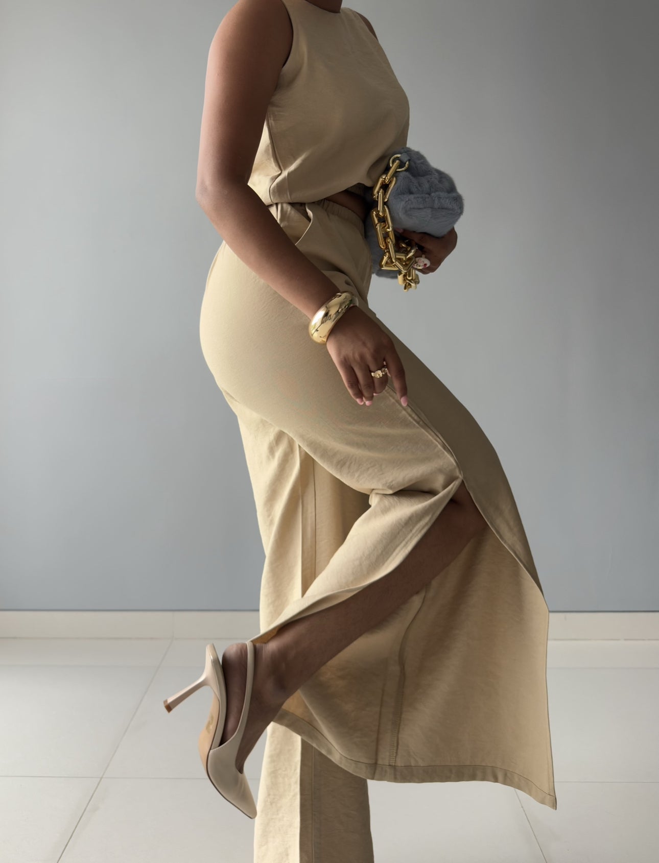 Crinkled Cotton Luxe Set