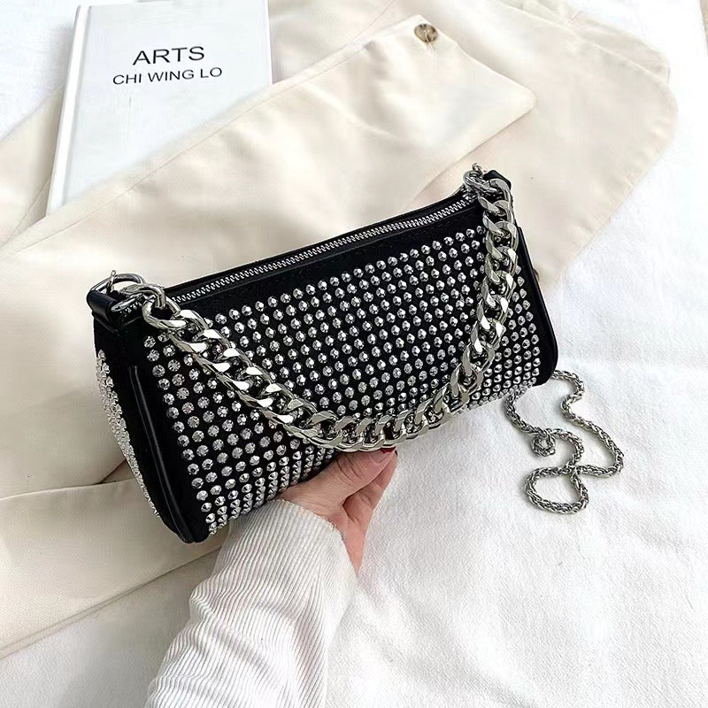 Midnight Starlet Chain Strap Bag