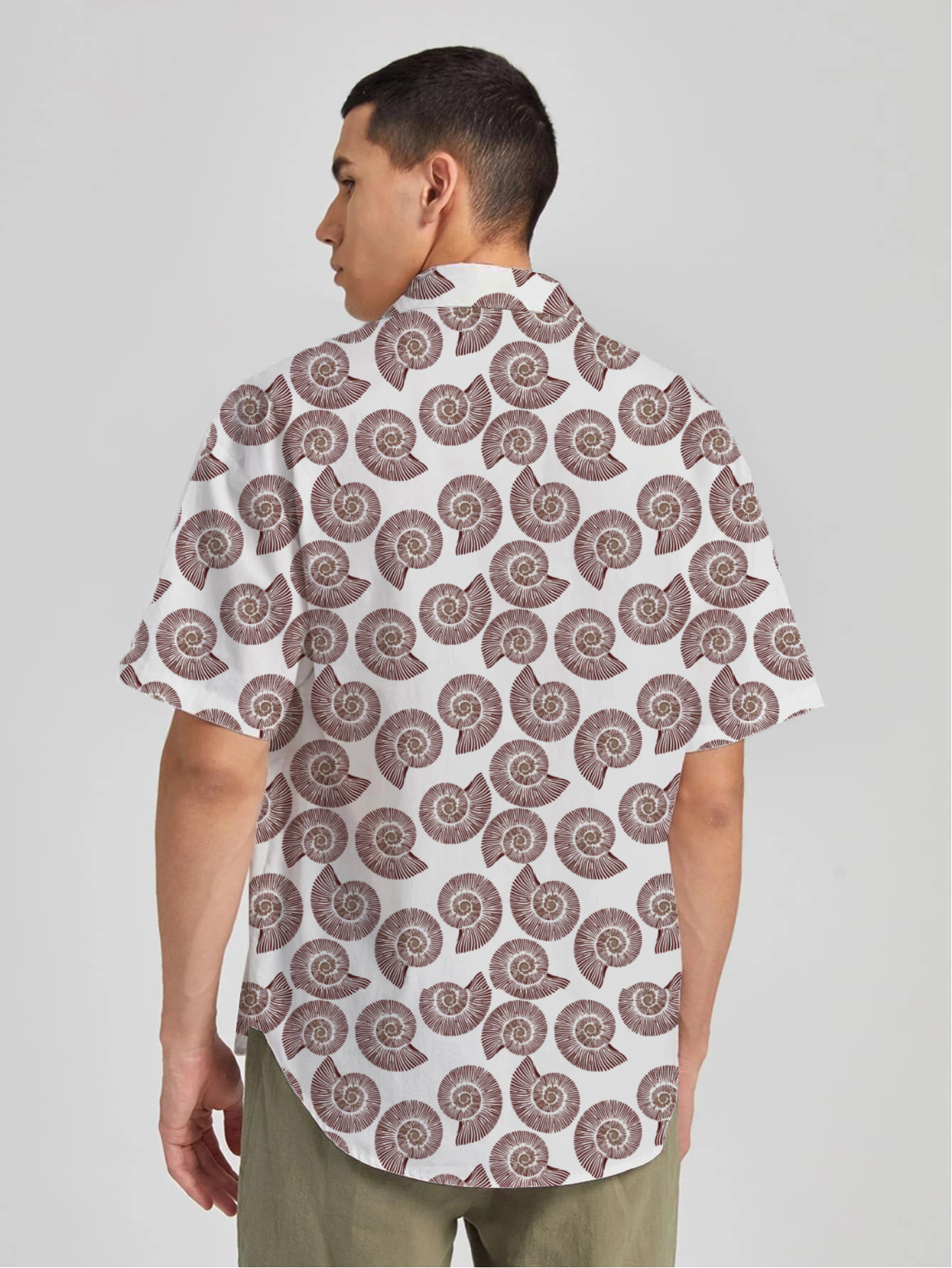 Sailing Snail art short sleeve shirt