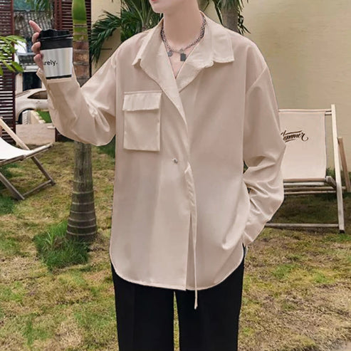 Tokyo Style With Belt Oversized Shirt