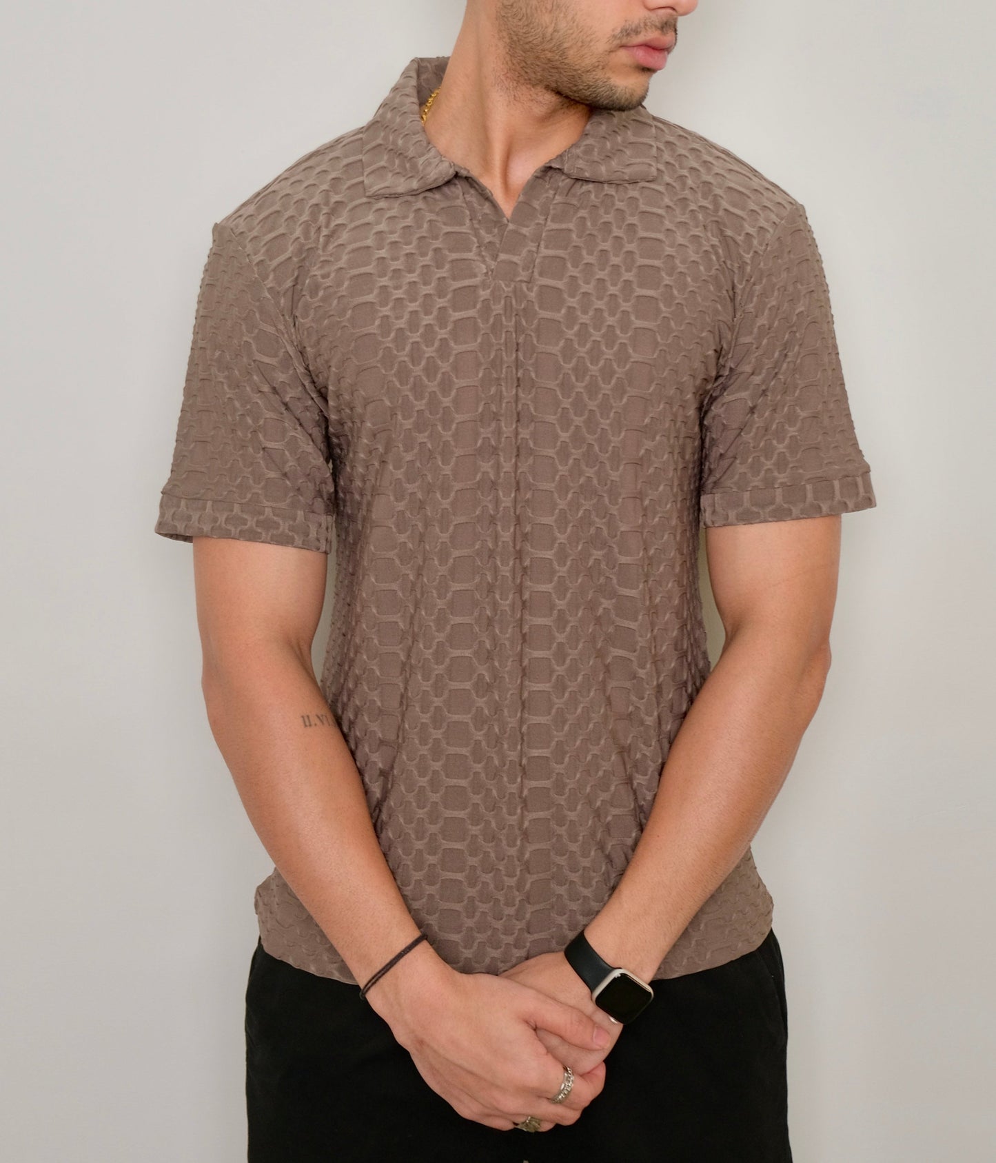 Jacquard Elite Polo T-shirt