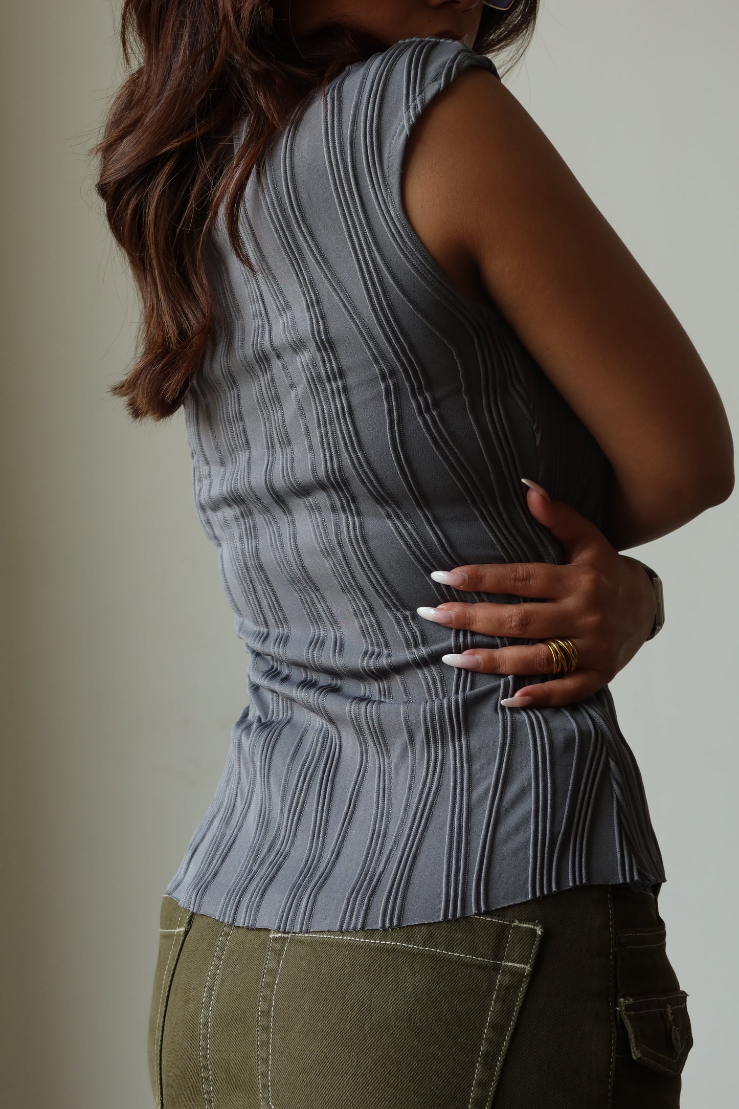 Wavy Aura Fitted Shirt