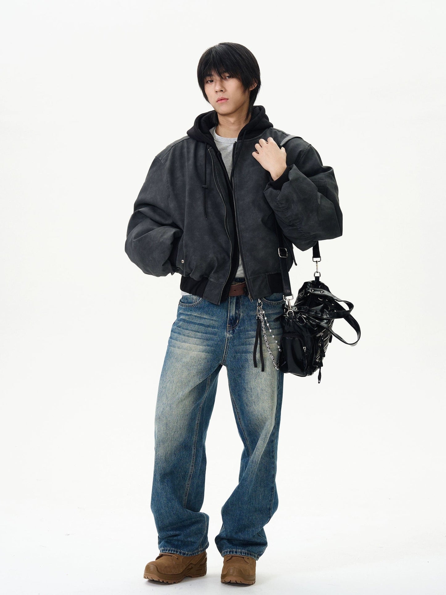 Prime Blue Wash Straight Leg Jeans
