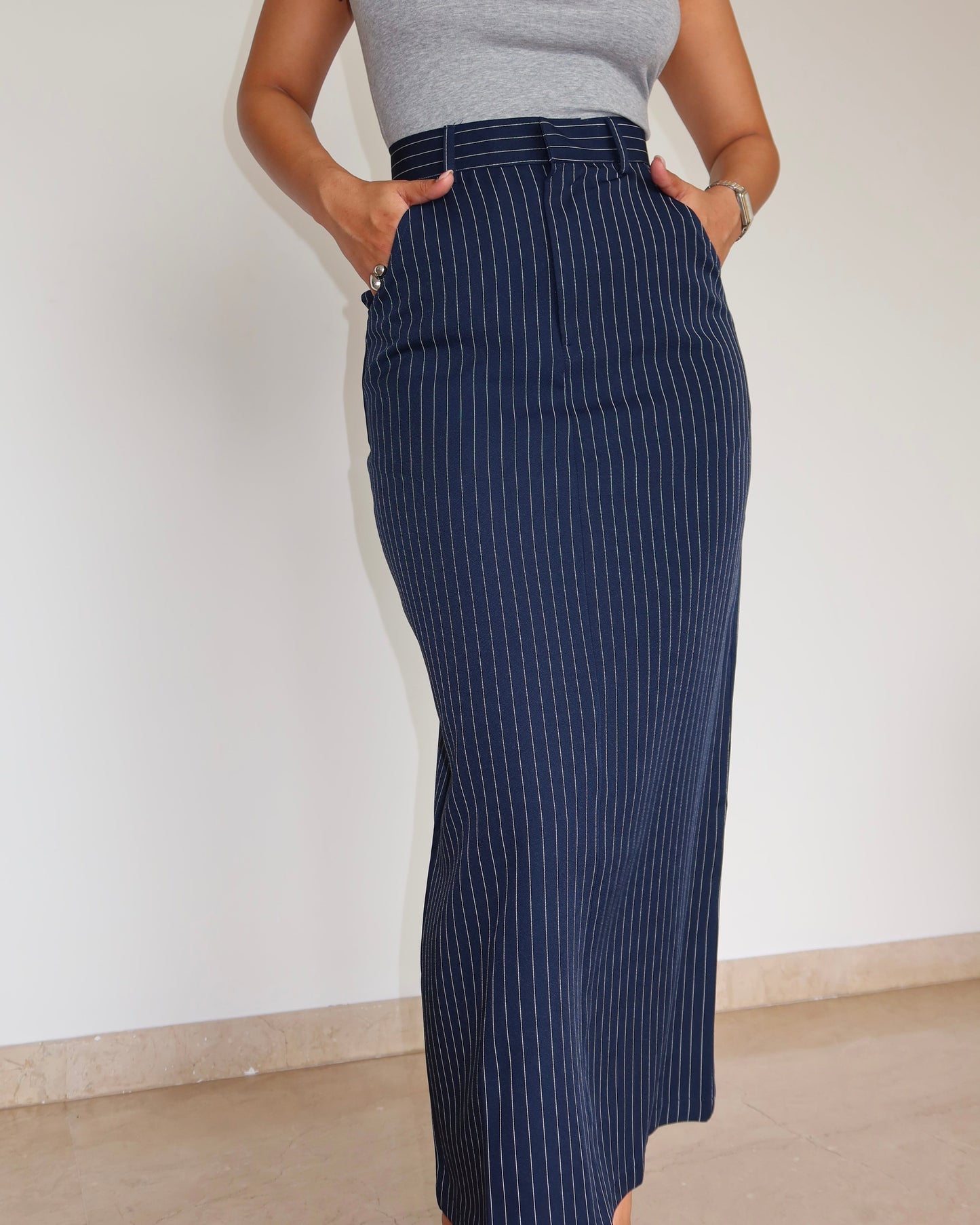 Stripe Statement Skirt