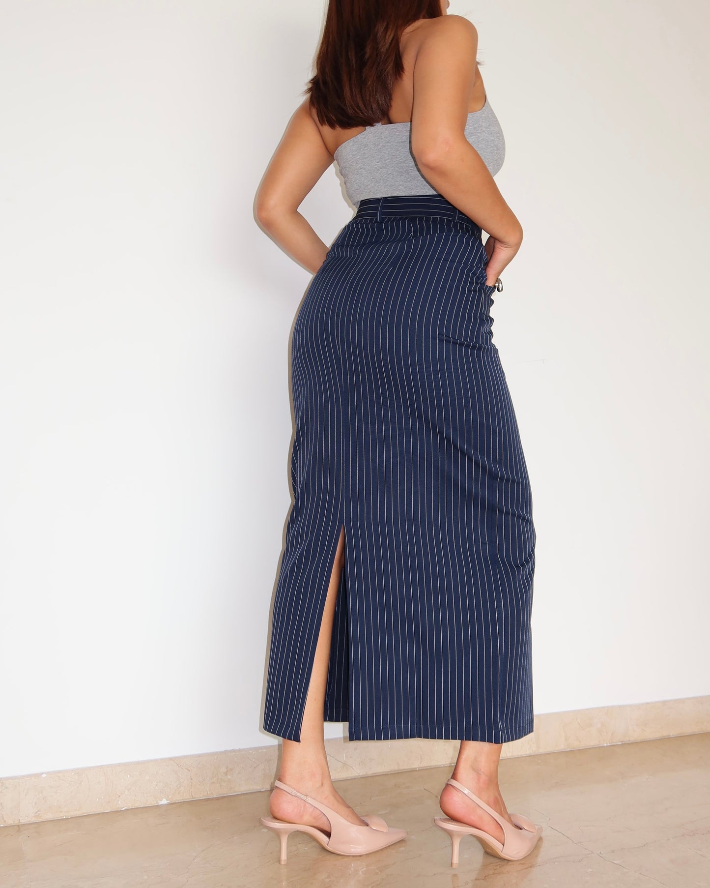 Stripe Statement Skirt