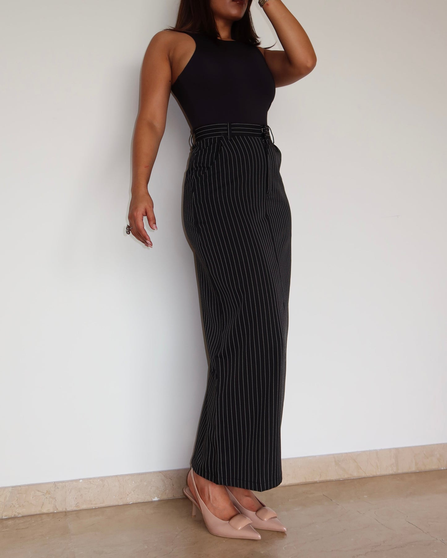 Stripe Statement Skirt