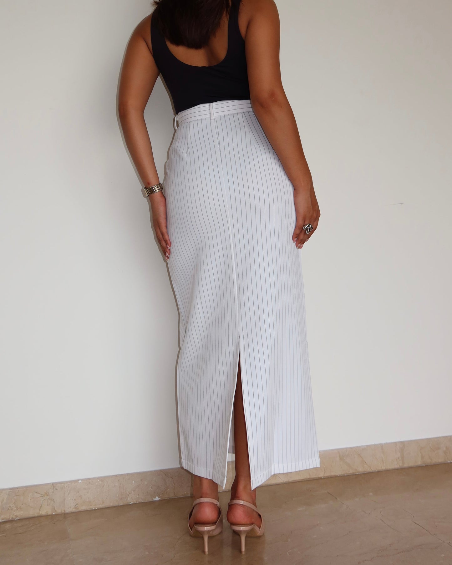Stripe Statement Skirt