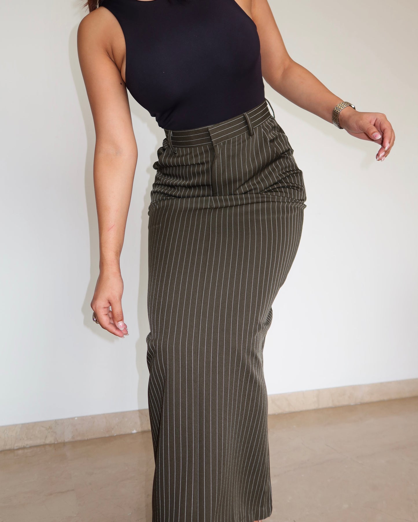 Stripe Statement Skirt