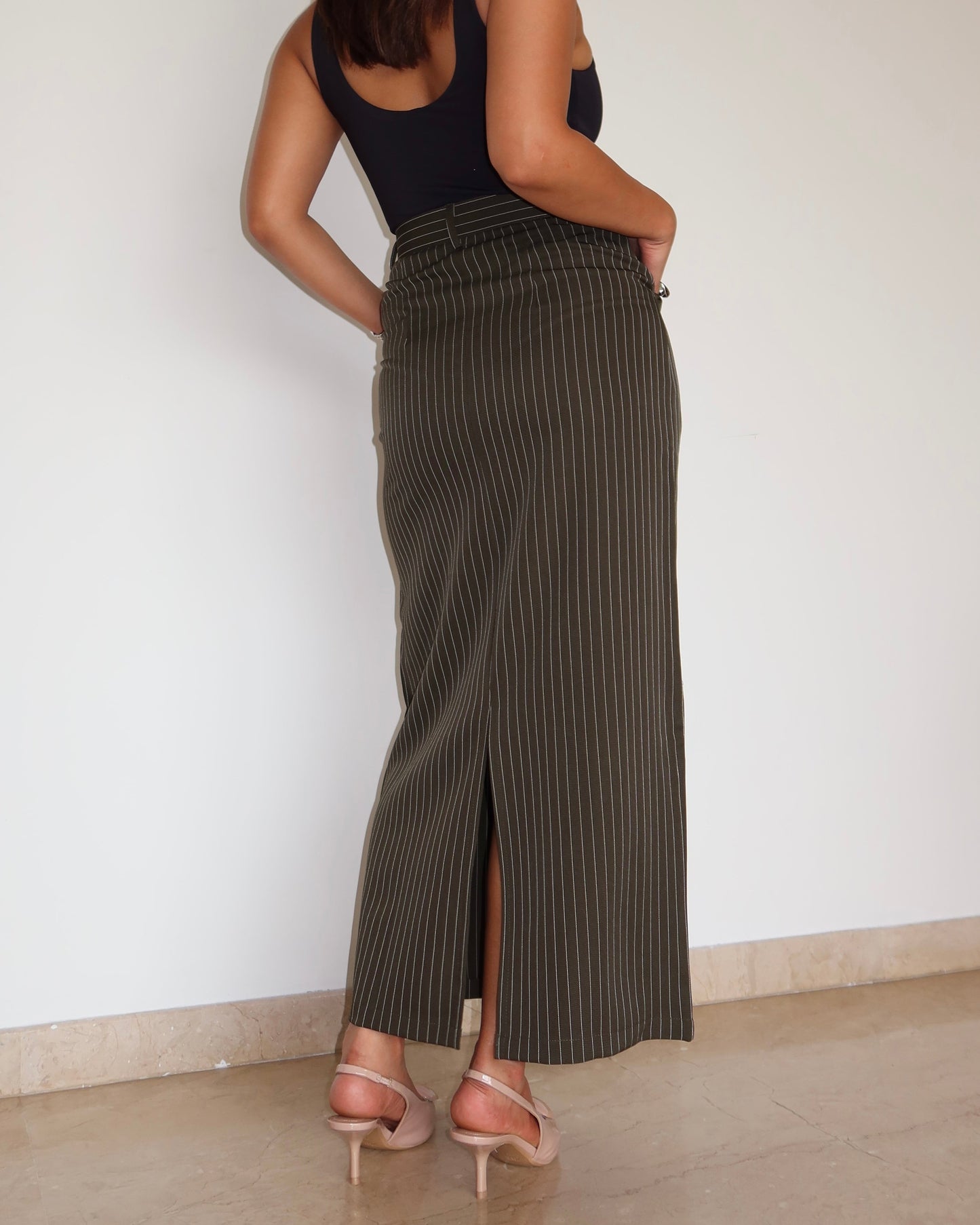 Stripe Statement Skirt