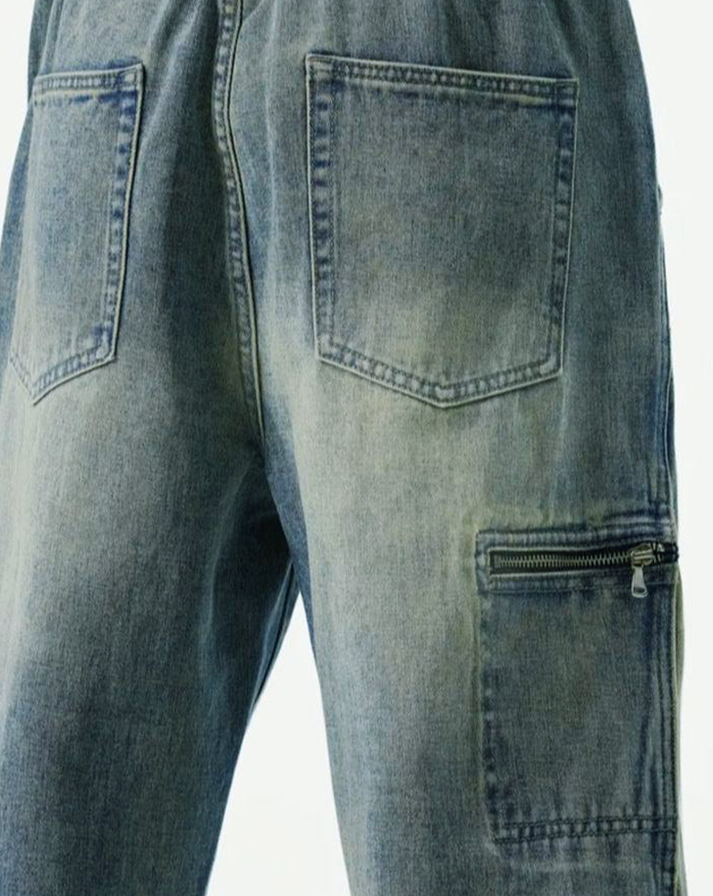 Take It Easy Blue Baggy Jeans