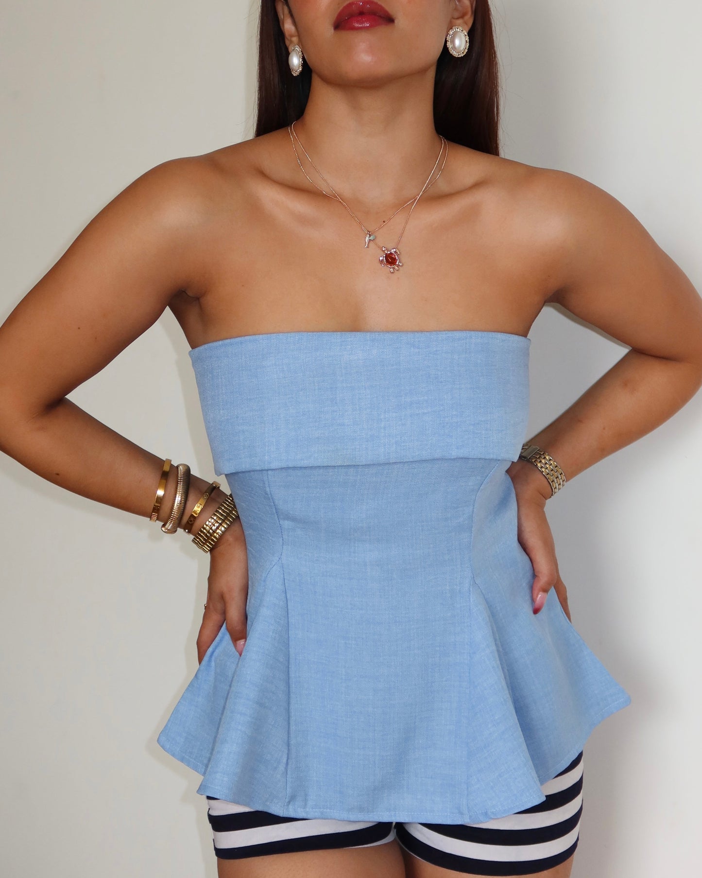 Pretty Peplum Tube