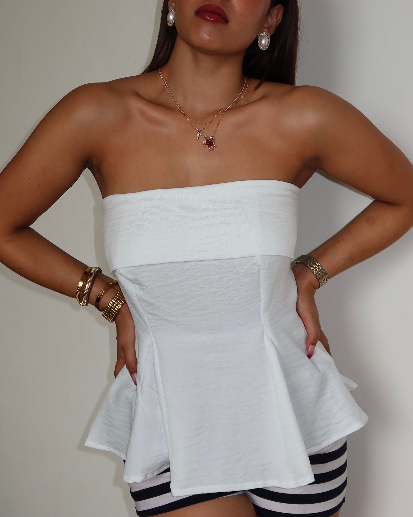 Pretty Peplum Tube