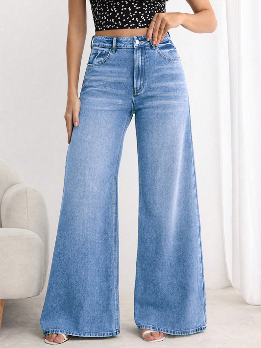 Sweet Static Extra Wide Leg Jeans