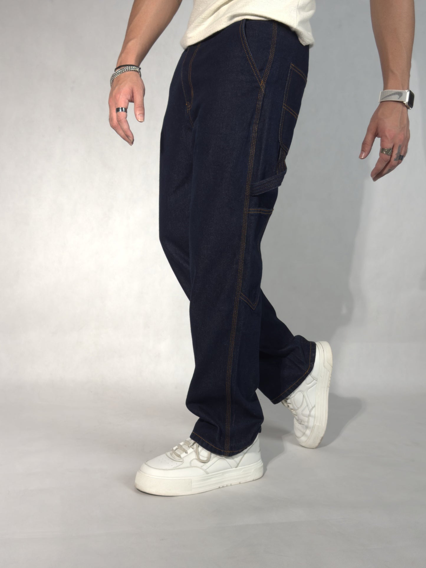 Heavy Duty Utility Straight Leg Jeans