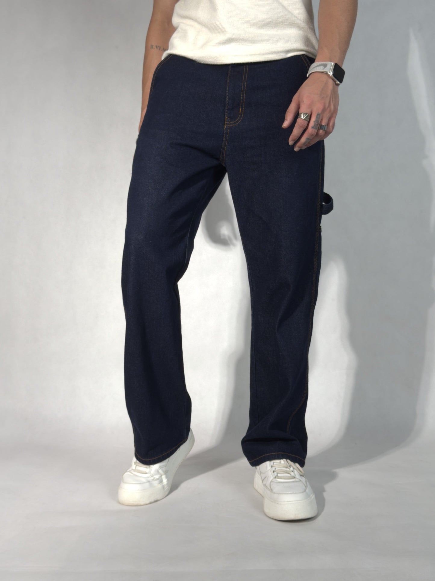 Heavy Duty Utility Straight Leg Jeans