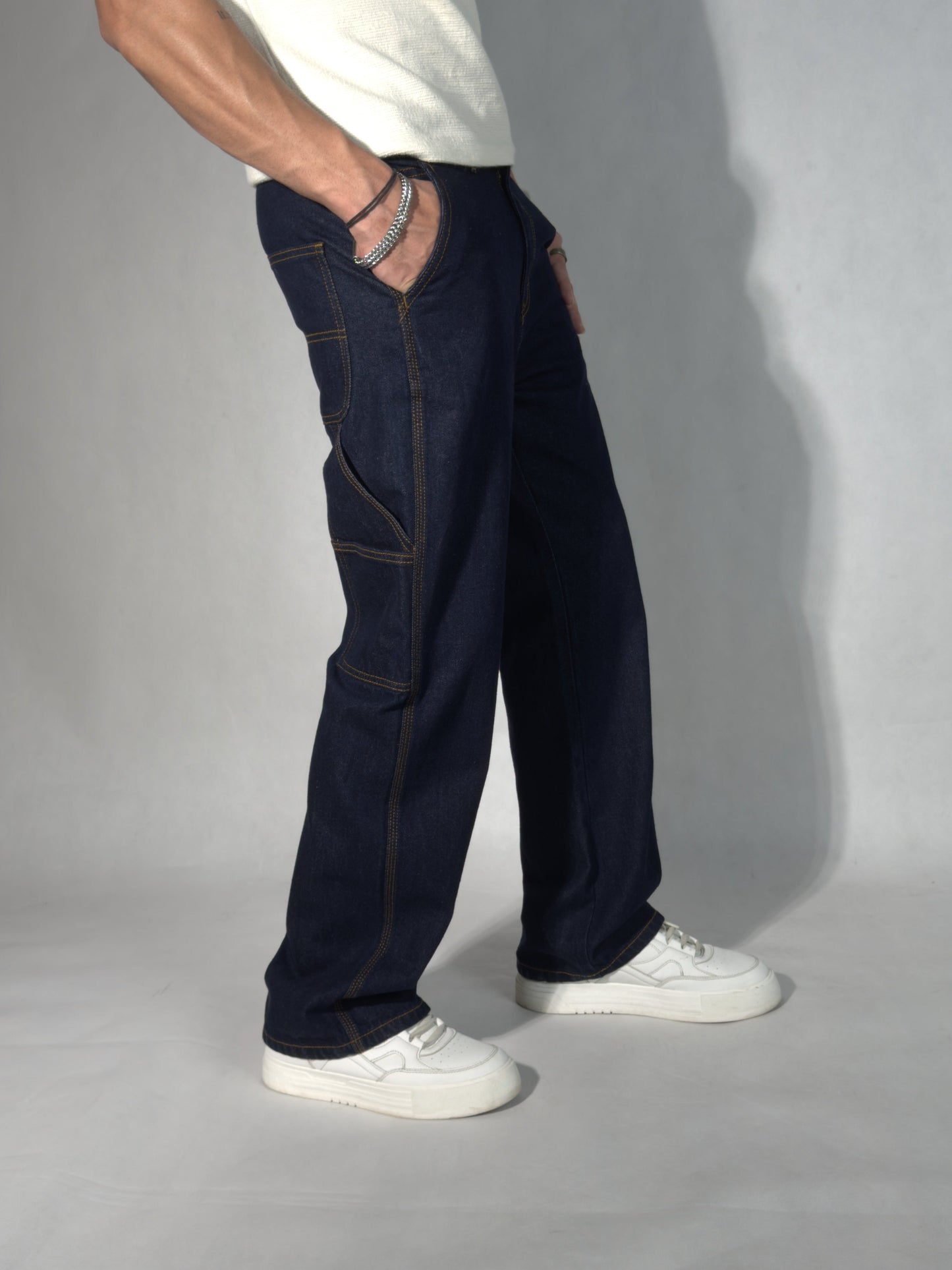 Heavy Duty Utility Straight Leg Jeans