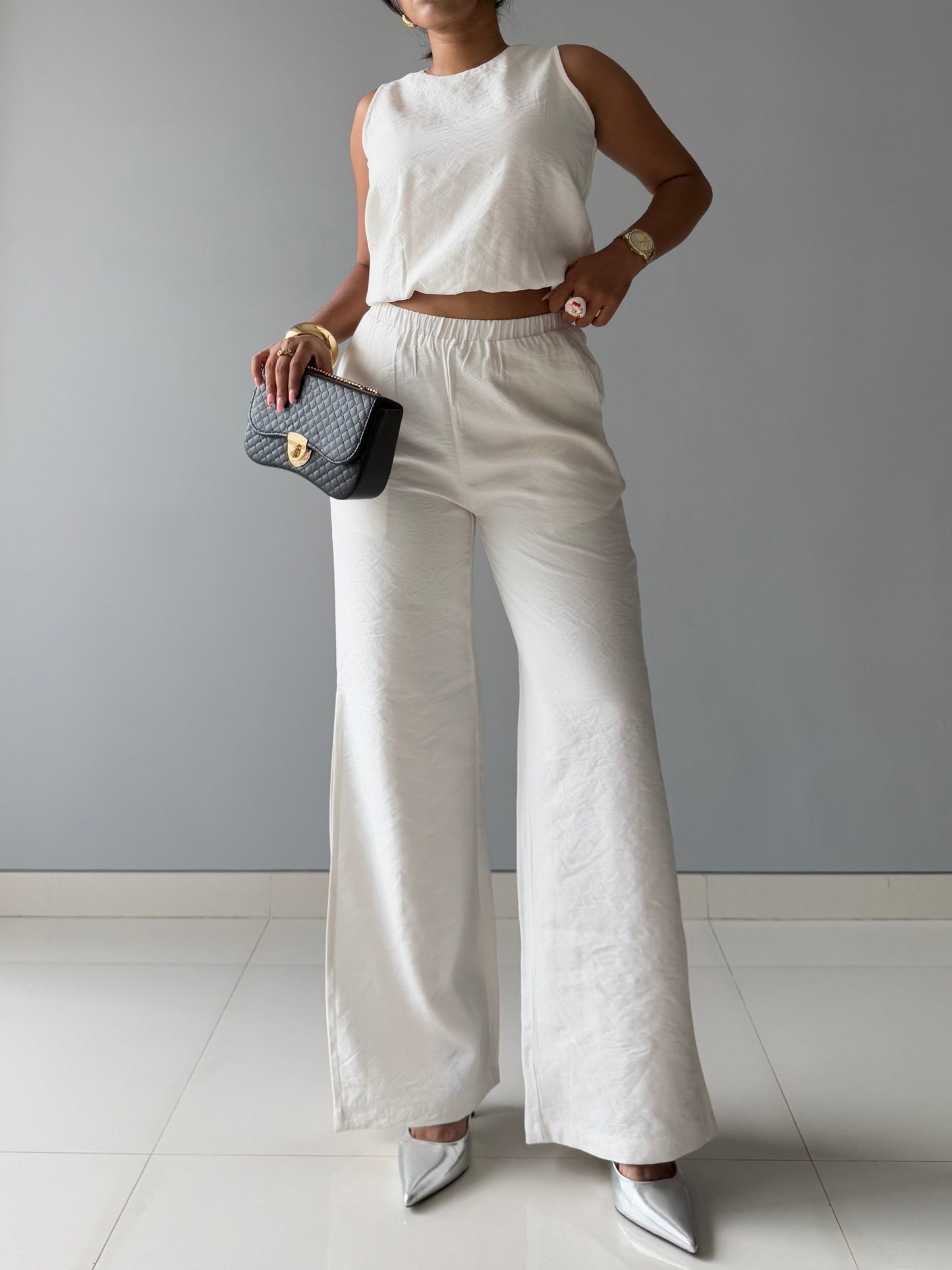 Crinkled Cotton Luxe Set