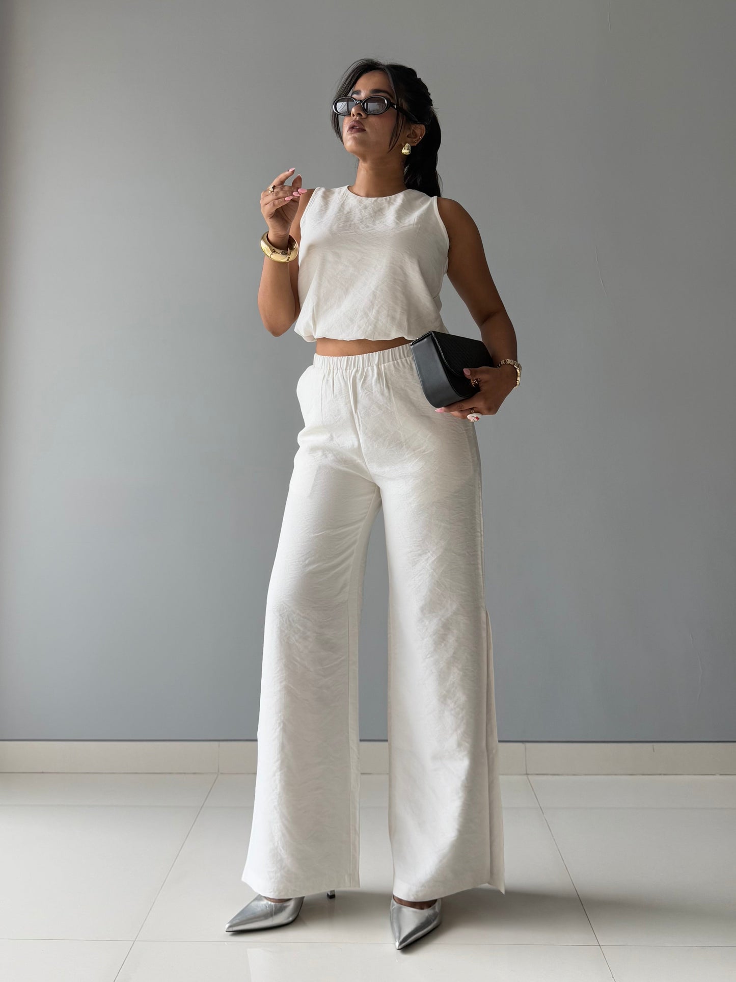 Crinkled Cotton Luxe Set