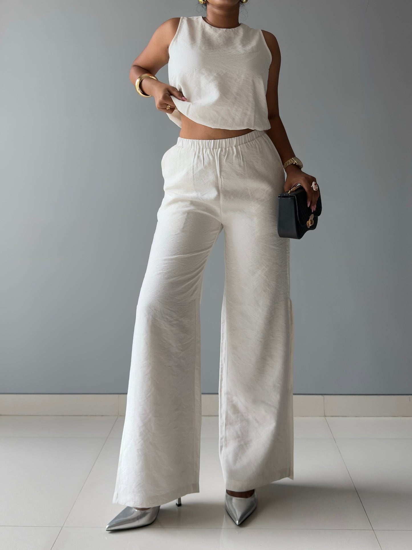 Crinkled Cotton Luxe Set