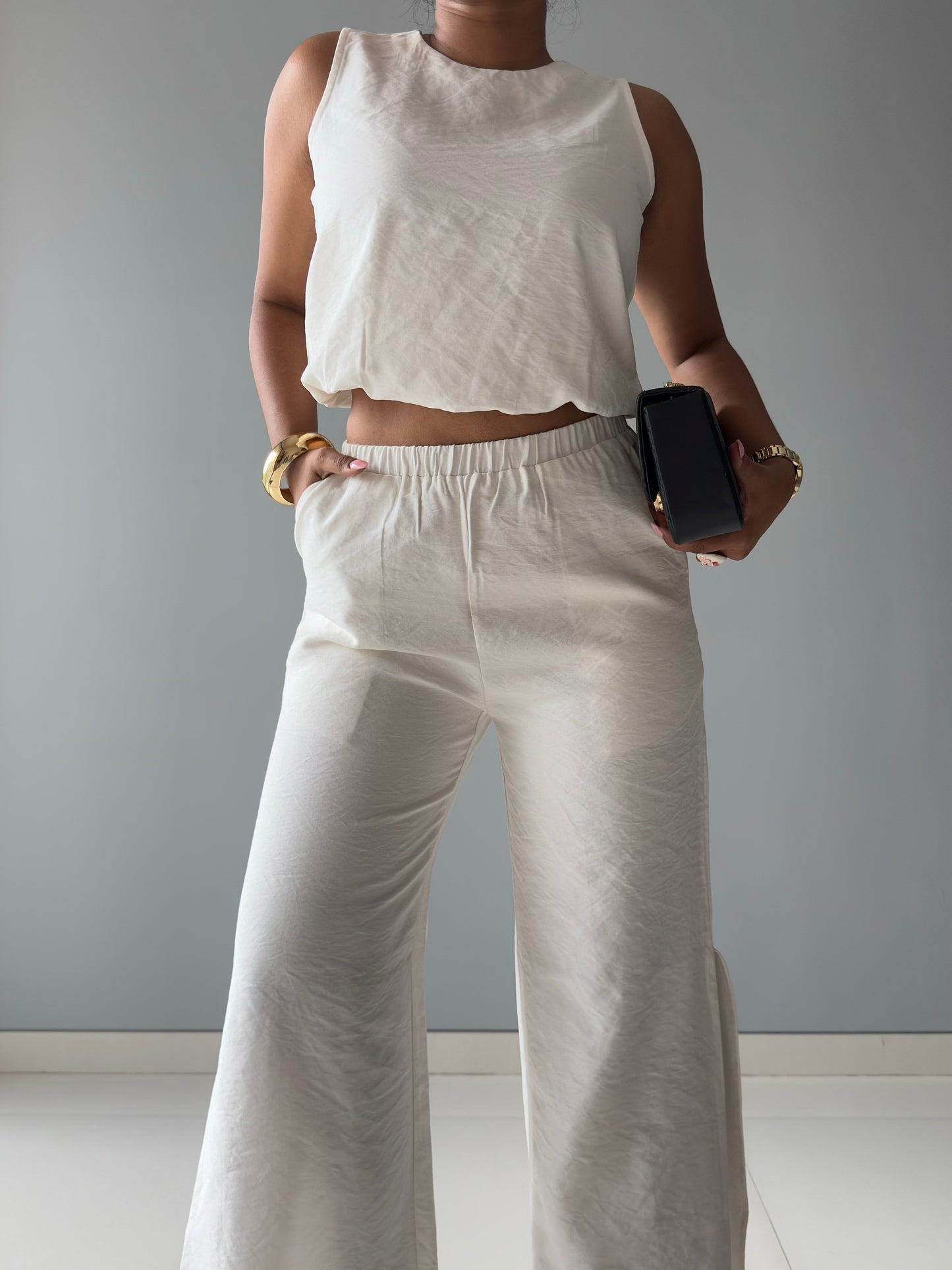 Crinkled Cotton Luxe Set