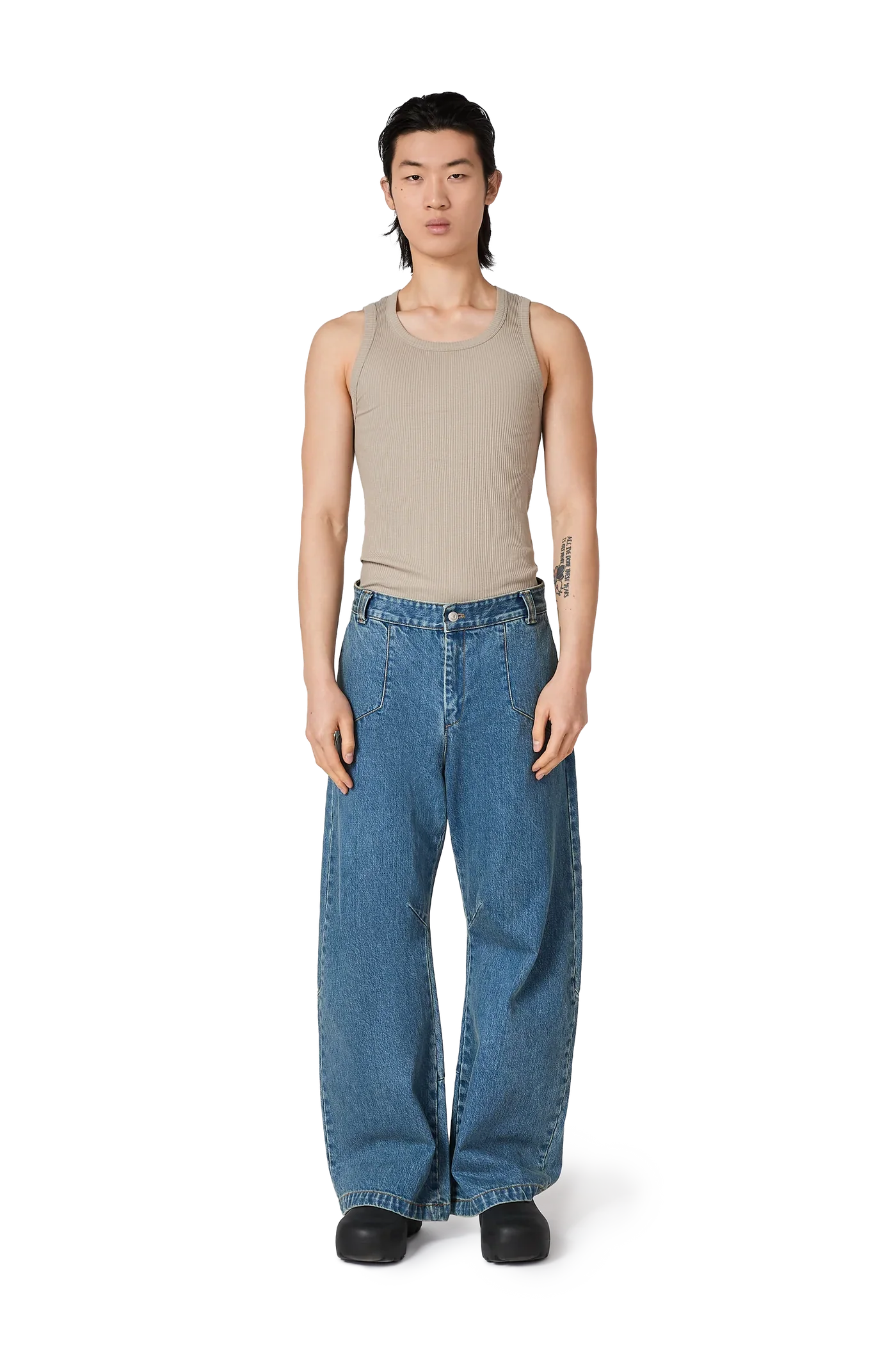 Blue Wild West Wash Jeans