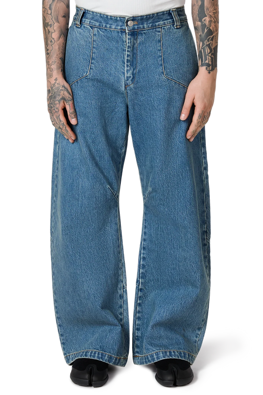 Blue Wild West Wash Jeans