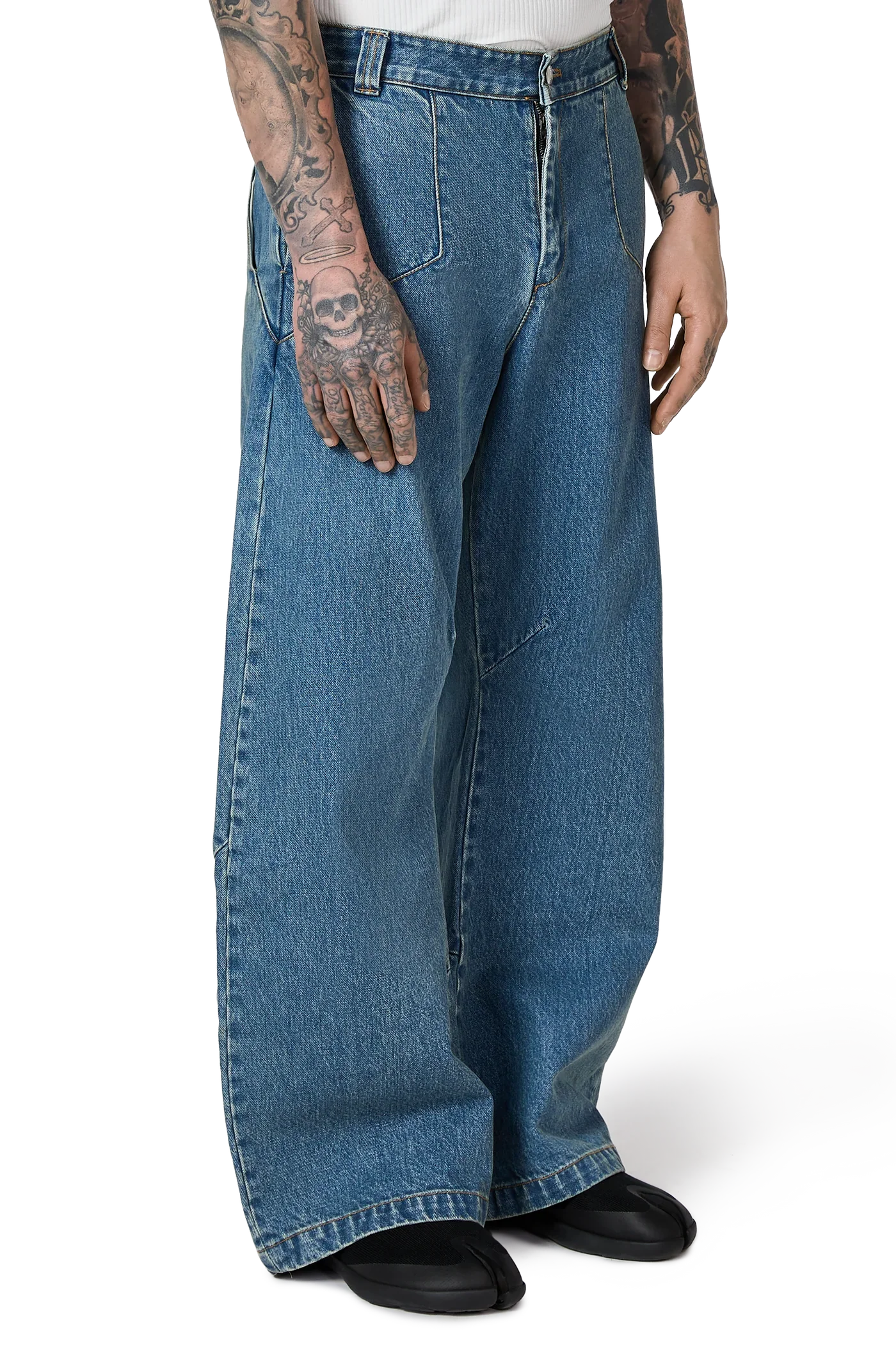 Blue Wild West Wash Jeans