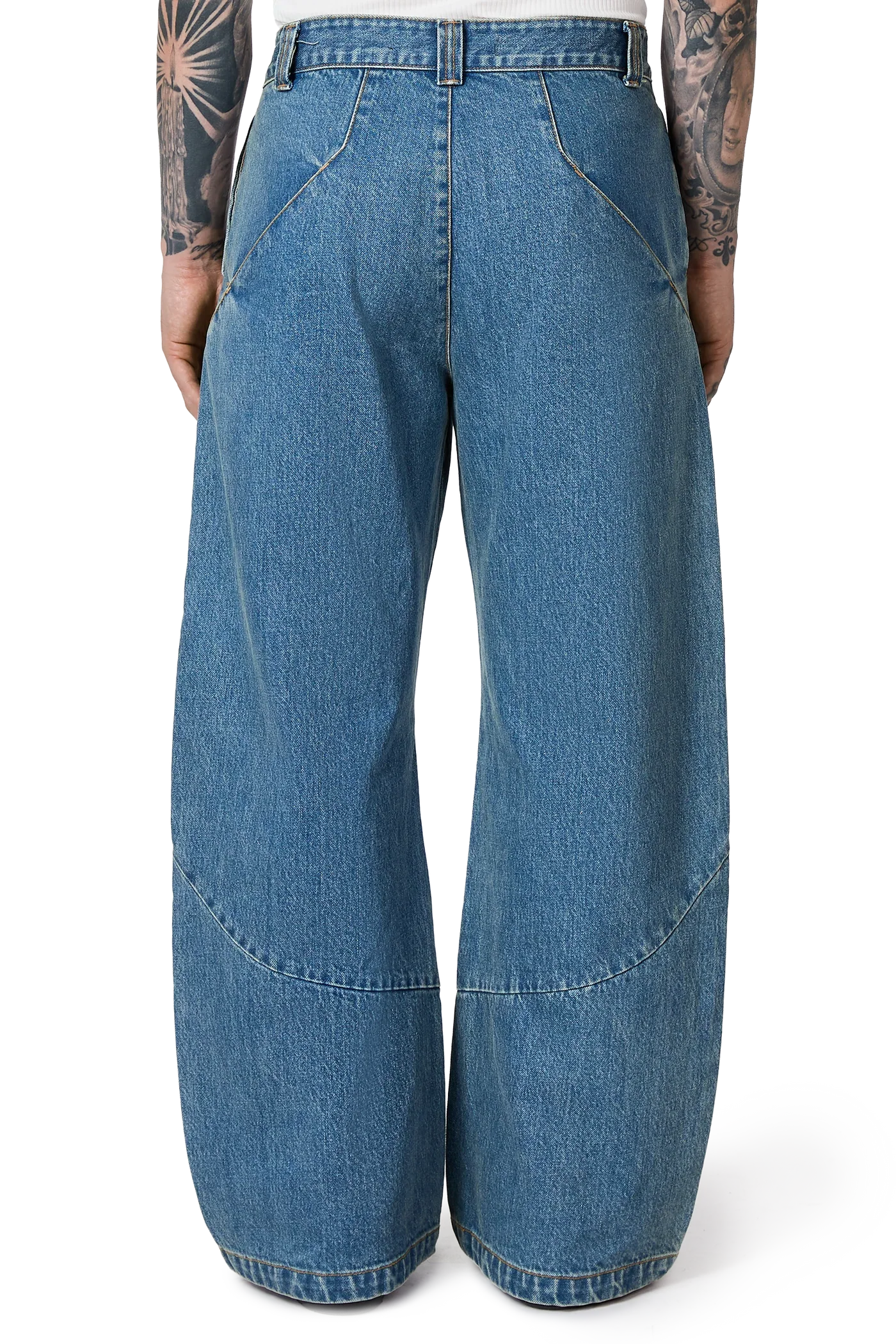 Blue Wild West Wash Jeans