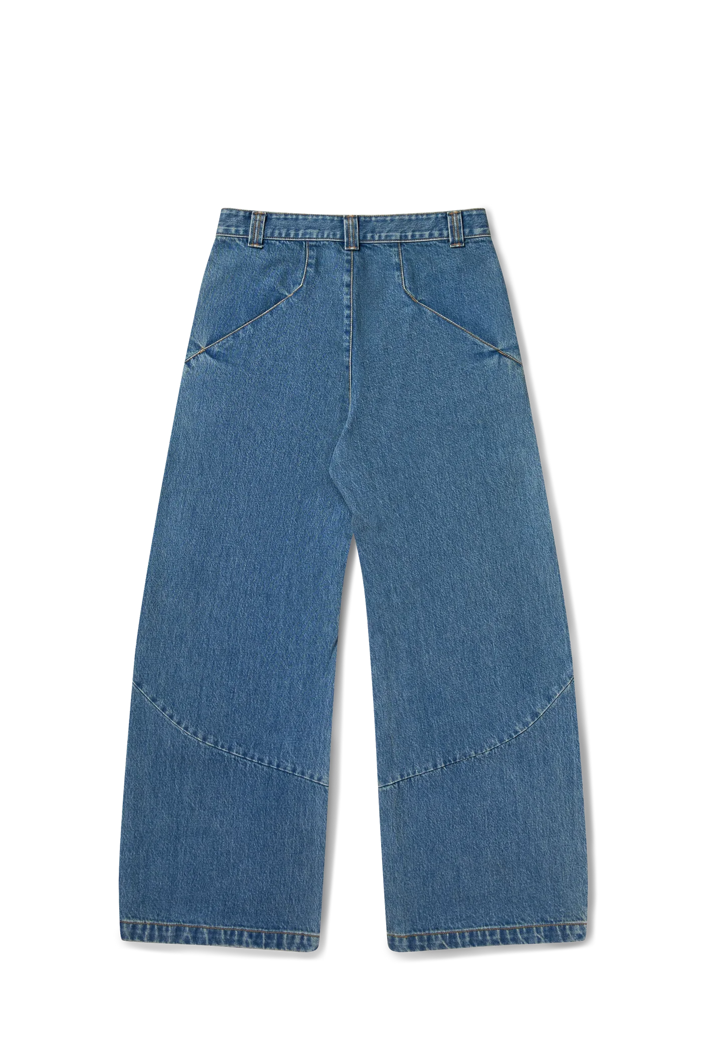 Blue Wild West Wash Jeans