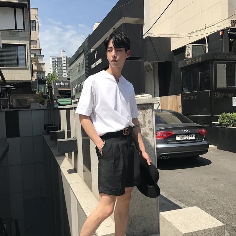 V Neck Korean Style Tshirt