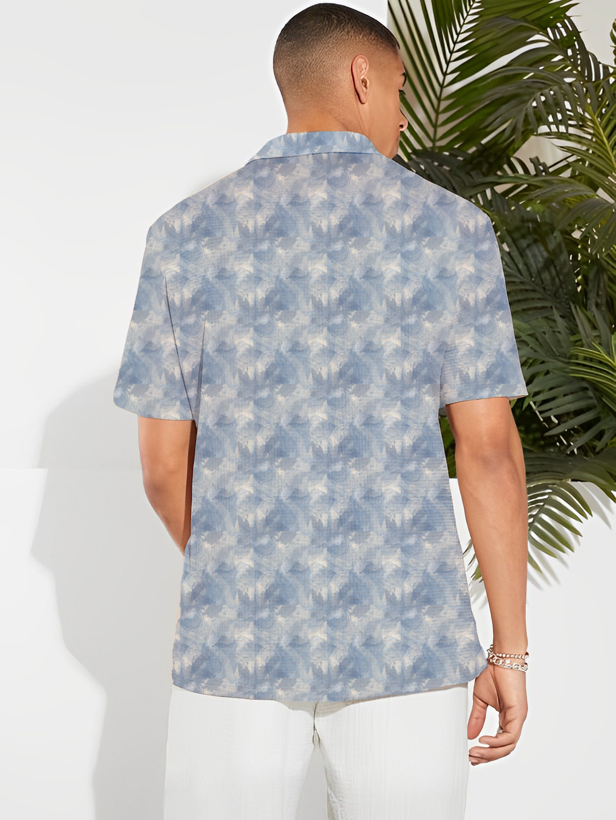 Heavenly Blue short sleeve shirt