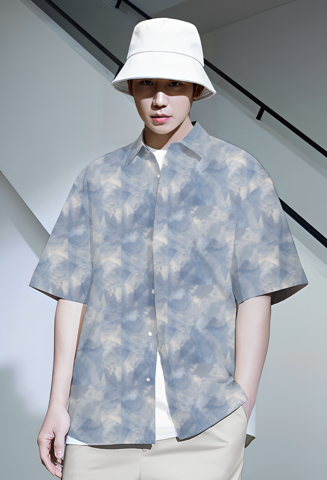 Heavenly Blue short sleeve shirt