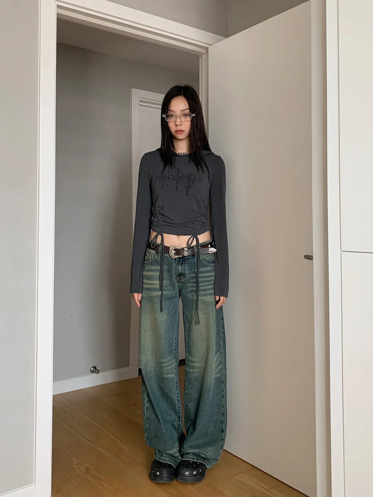 Interstellar Blue Baggy Jeans