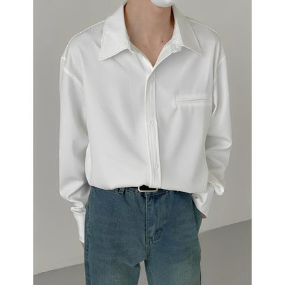 Classic full sleeved korean men shirt