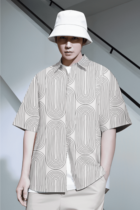 Cylindric short sleeve shirt