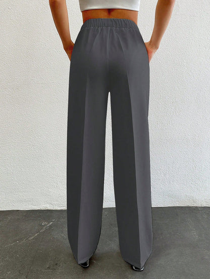 Formal Pleated Wide Leg Trouser