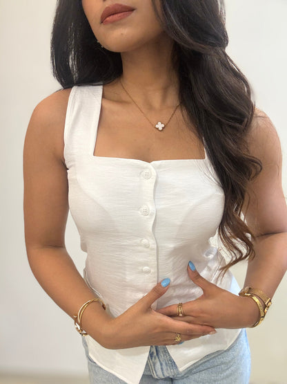 Square Neck Vest Top