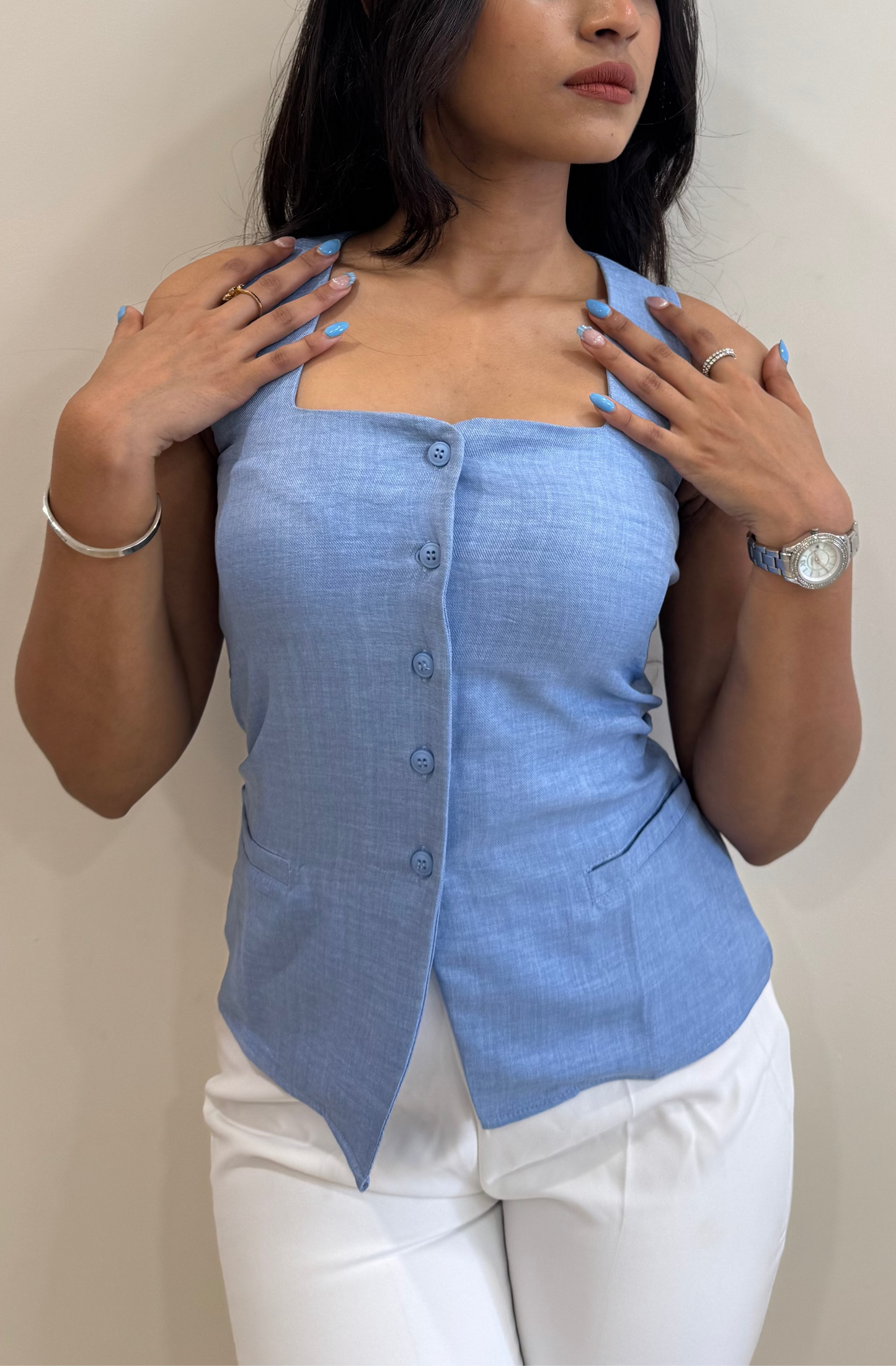 Square Neck Vest Top