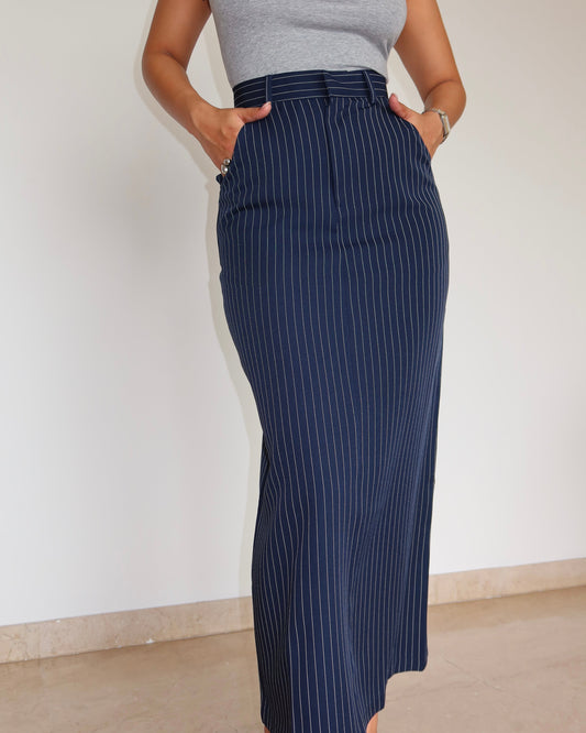 Stripe Statement Skirt
