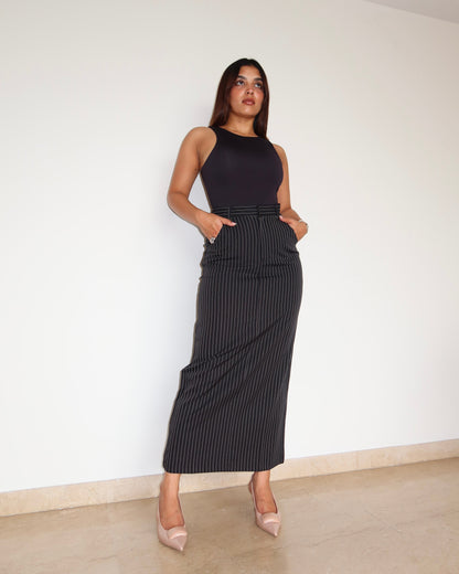 Stripe Statement Skirt