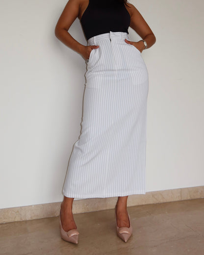 Stripe Statement Skirt