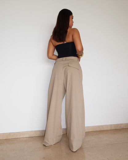 Premium Cotton Baggy Wide Leg Pants
