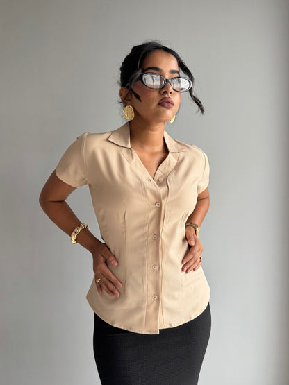 Snatched Fit Collar Shirt