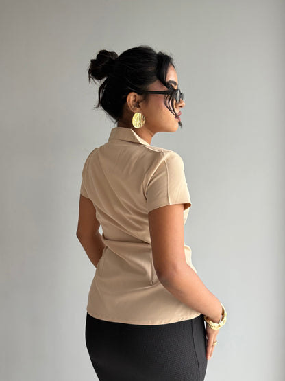 Snatched Fit Collar Shirt