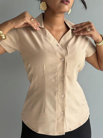 Snatched Fit Collar Shirt