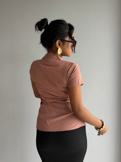 Snatched Fit Collar Shirt