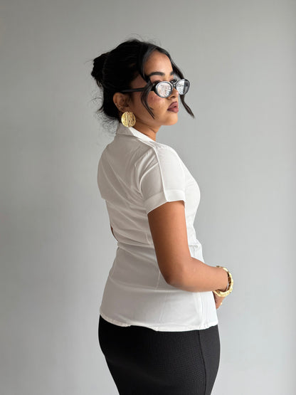 Snatched Fit Collar Shirt