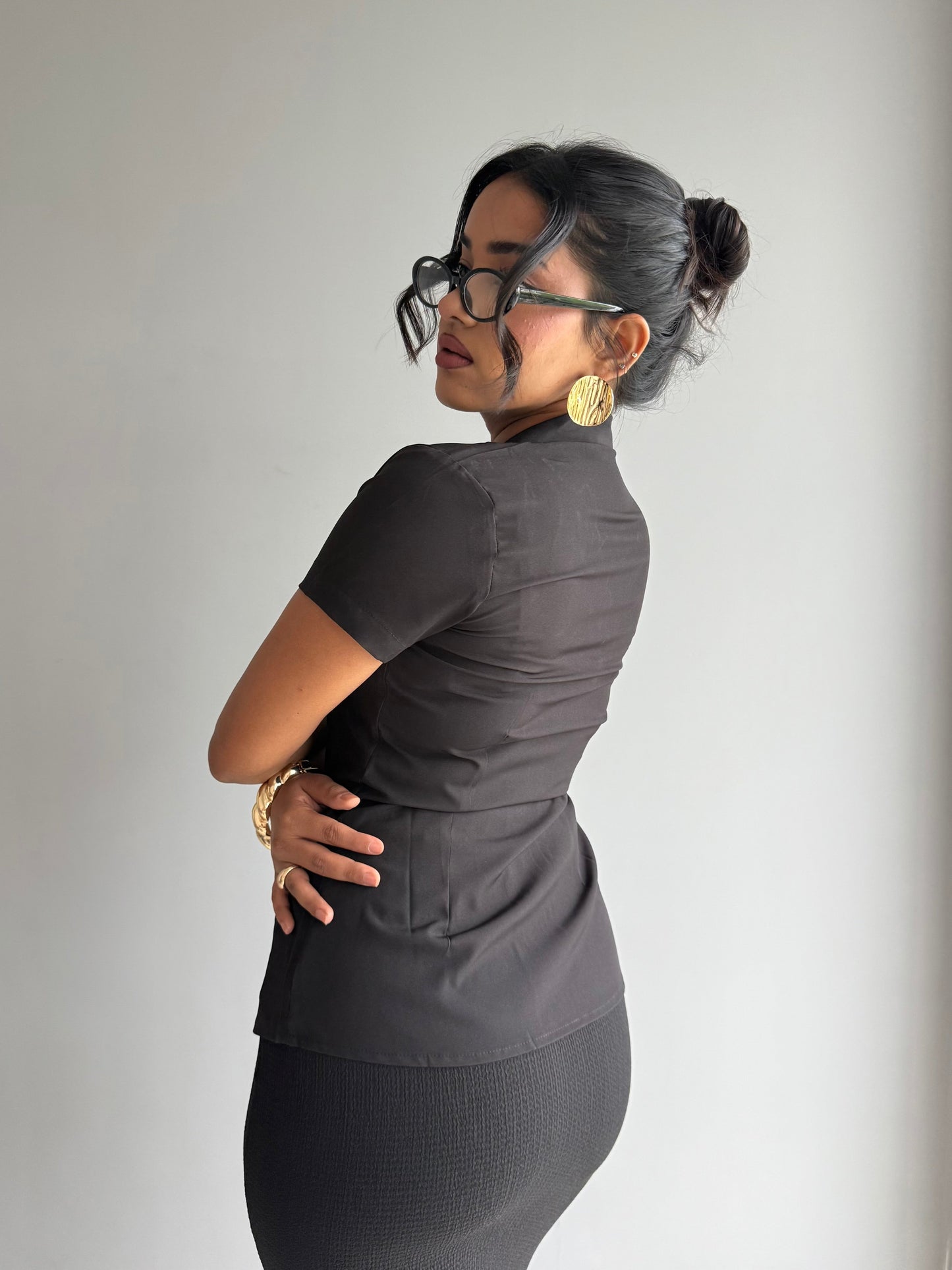 Snatched Fit Collar Shirt