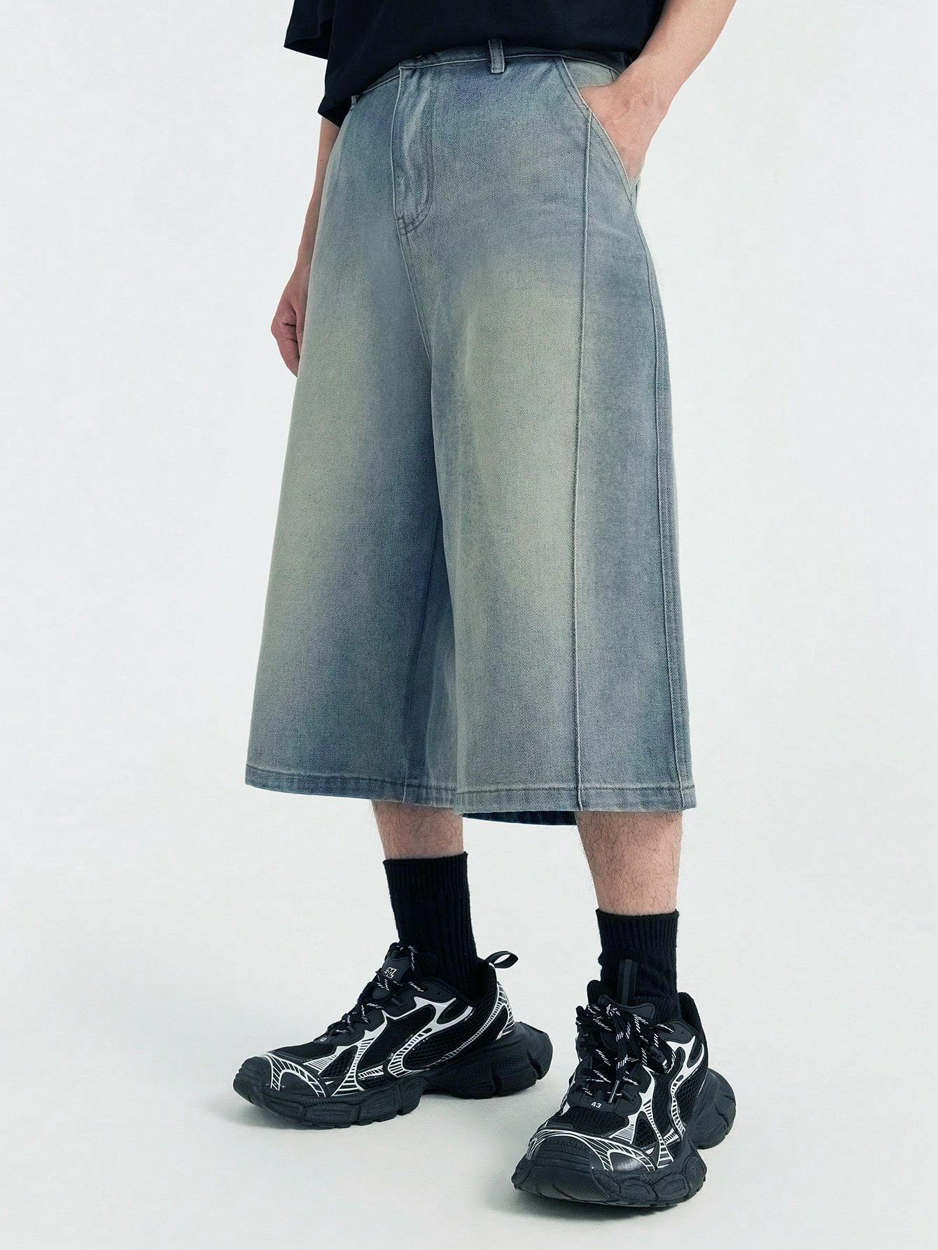 Blue Rust Drift Jorts