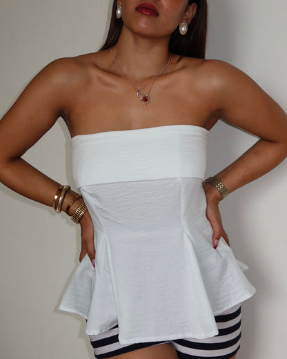 Pretty Peplum Tube